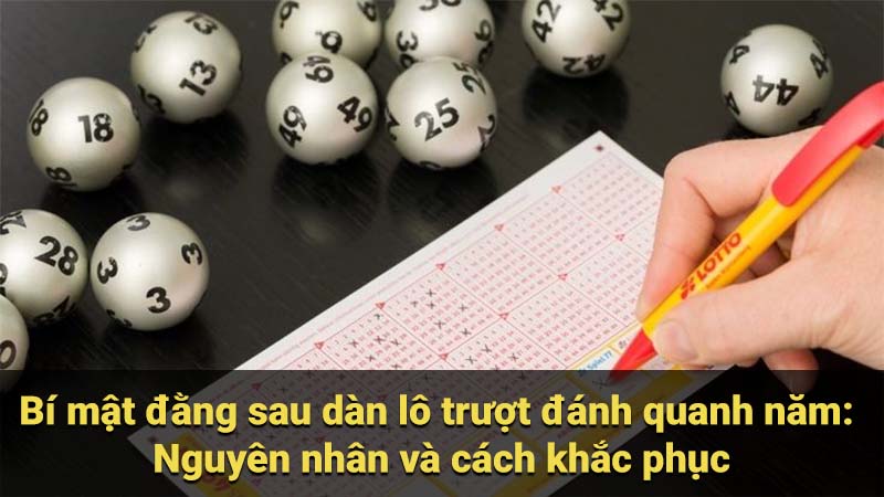 Bí mật đằng sau dàn lô trượt đánh quanh năm: Nguyên nhân và cách khắc phục